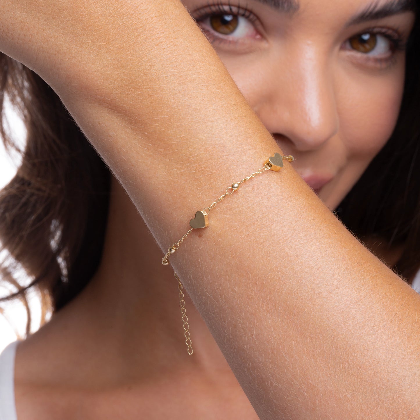Heart Charm Bracelet