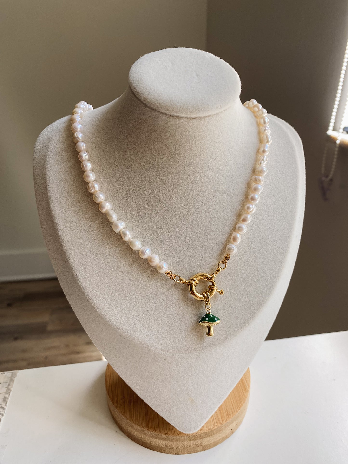 Necklaces de Perlas dulces con hongo