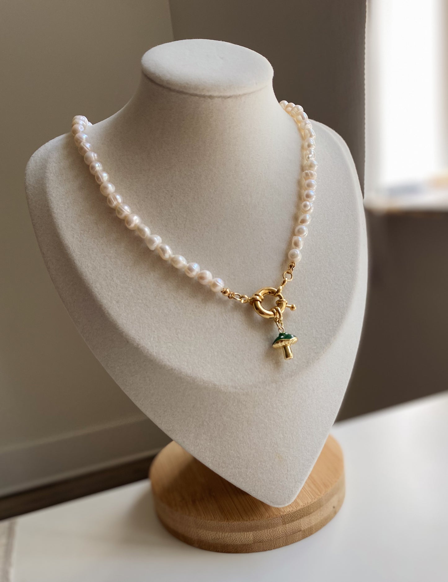 Necklaces de Perlas dulces con hongo