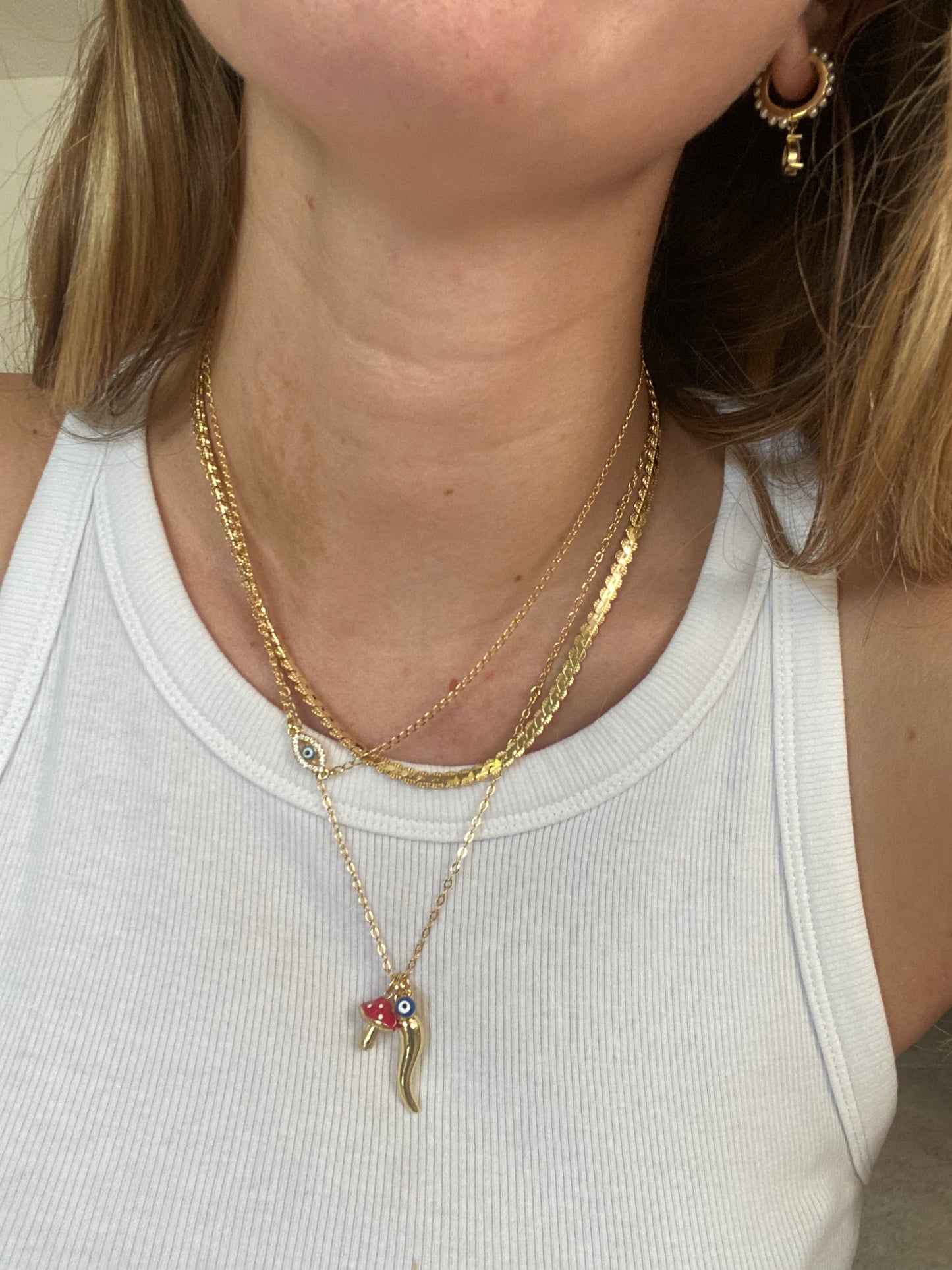 Buena Suerte con Dijes Necklace