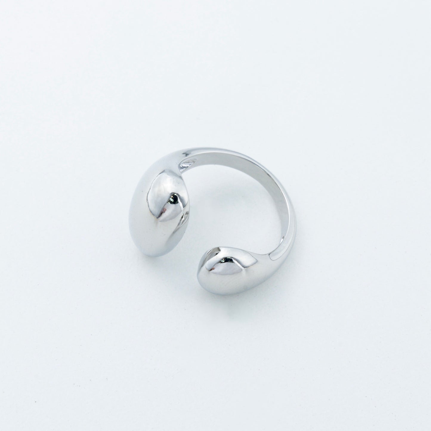 Silver Embrace Ring Adjustable