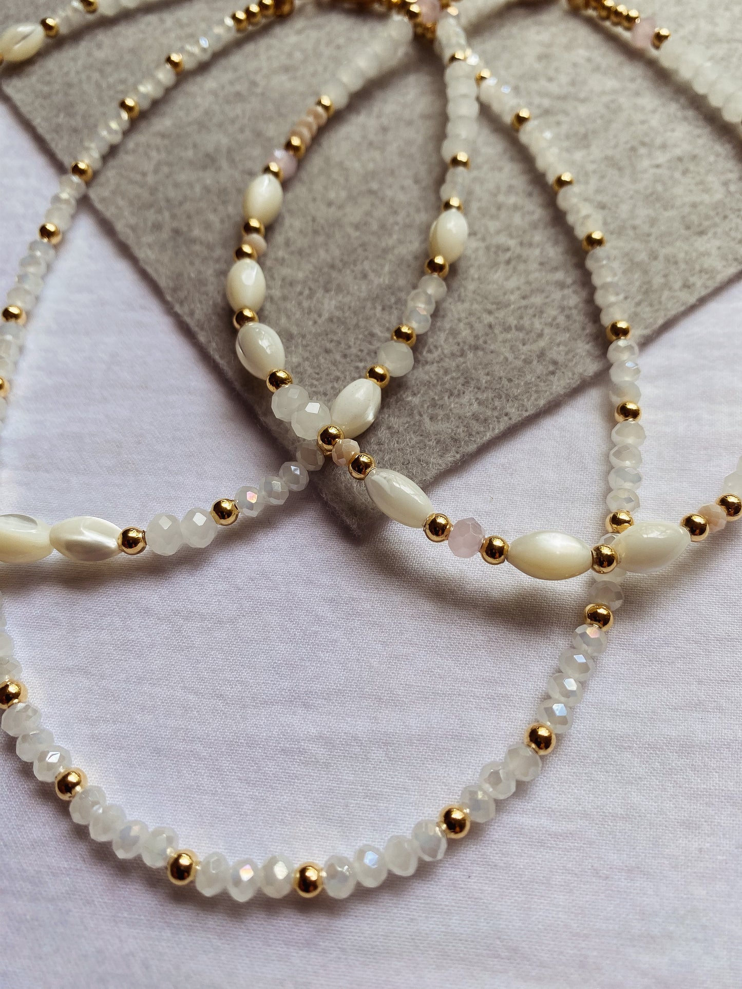 Total White Necklaces