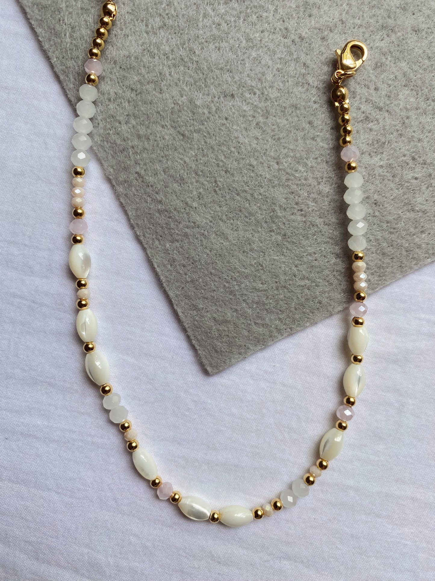 White + Pink Necklaces